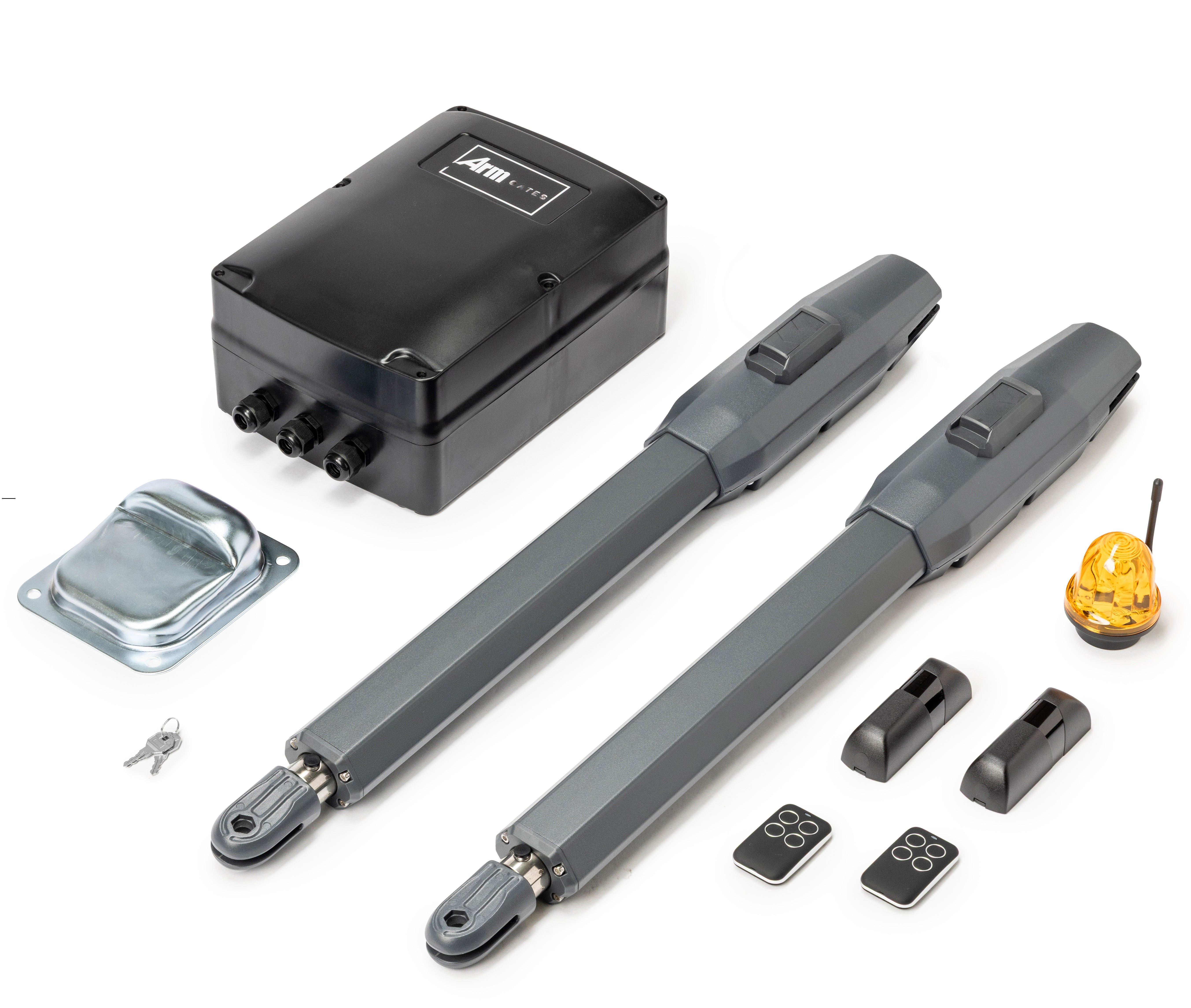 ARM350PLUS – napęd do bramy dwuskrzydłowej 4m/400kg kompletny zestaw