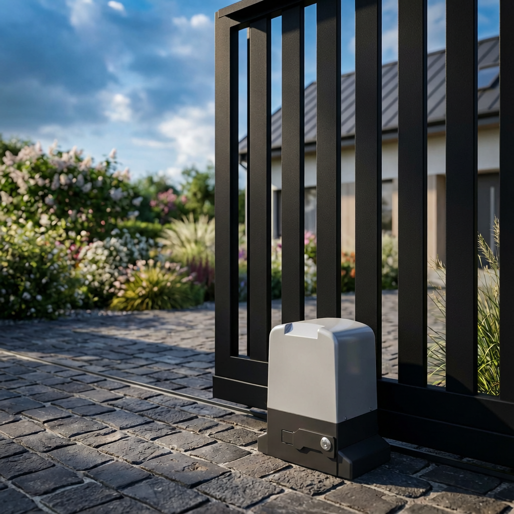 ARM2000PLUS – napęd do bramy przesuwnej 12m/2000kg z fotokomórkami i stalową listwą