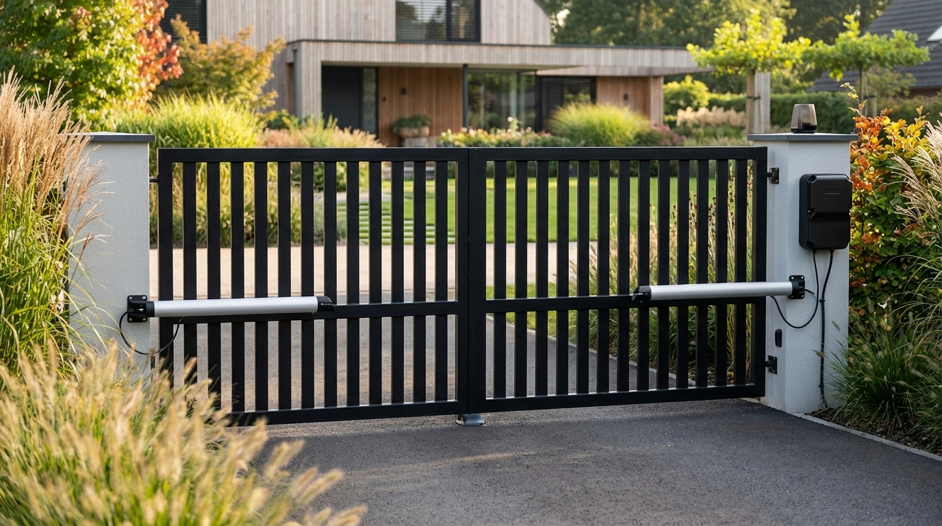 MIK400PRO – napęd do bramy dwuskrzydłowej 4m/300kg z akumulatorem PowerSafe i WiFi